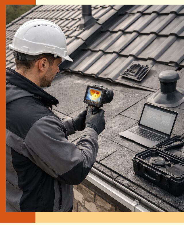 Тепловизионное обследование кровли в Мичуринске для выявления дефектов