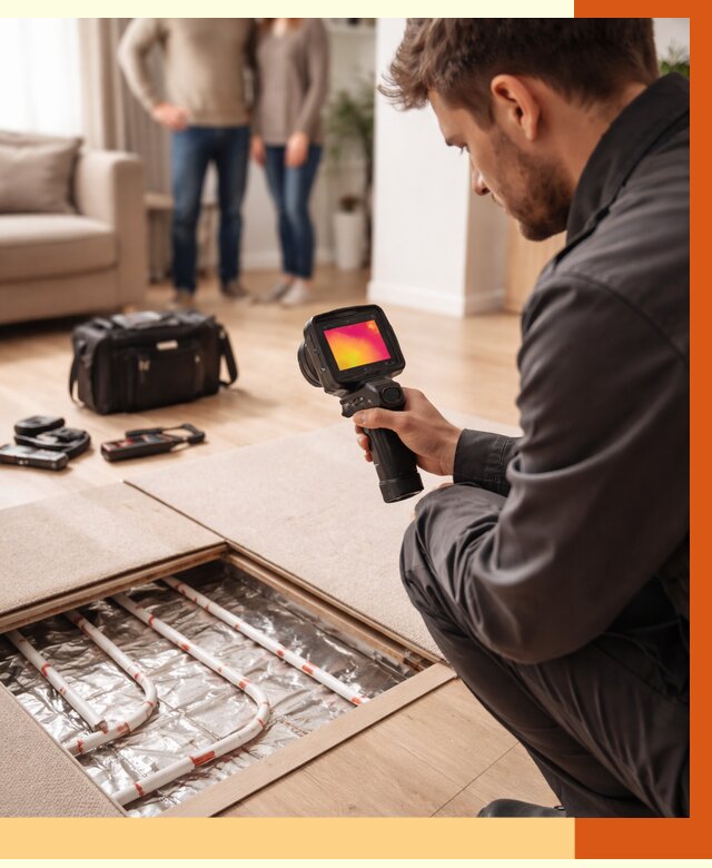 Тепловизионное обследование теплого пола в Мичуринске от 4659 руб. — ТепломастерМчр