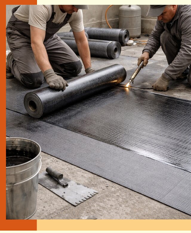Монтаж гидроизоляционной мембраны в Мичуринске для зданий и конструкций