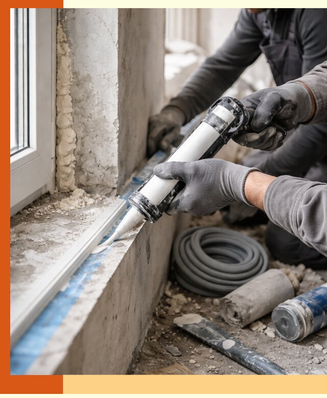 Герметизация стыков и примыканий зданий в Мичуринске