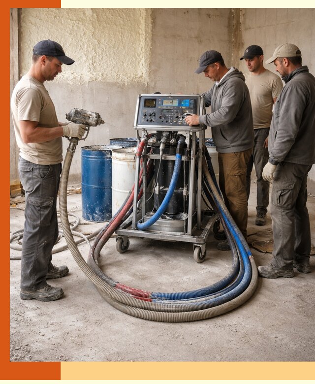 Аренда установки для напыления ППУ в Мичуринске на выгодных условиях